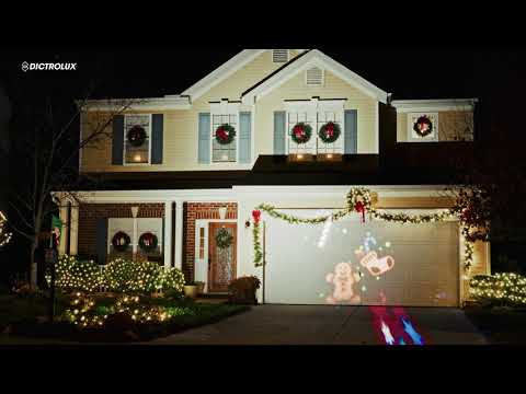 DICTROLUX - Proiettore con pannello Solare per uso Esterno