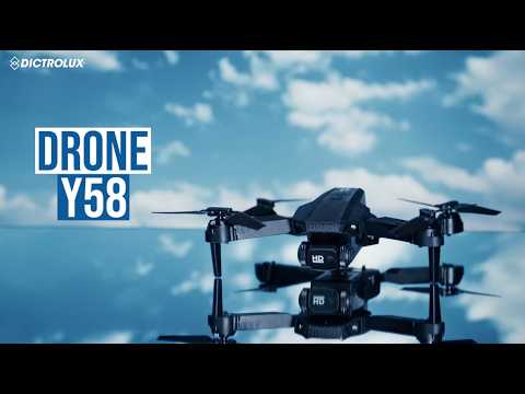 DICTROLUX - Drone Radiocomandato Y58 Pieghevole con Fotocamera 480P, Wi-Fi e Controllo Smartphone