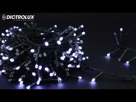 DICTROLUX - Catena Luminosa Compact 1500 LED Bianco Freddo 30 metri