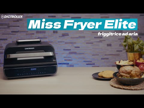 DICTROLUX - Friggitrice ad Aria Multifunzionale Miss Fryer Elite 1800 Watt