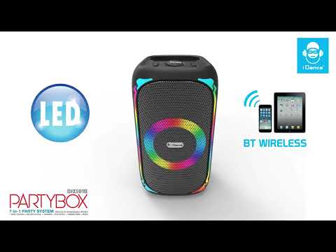 IDANCE - Speaker Bluetooth Altoparlante Partybox DJX501B Luci RGB