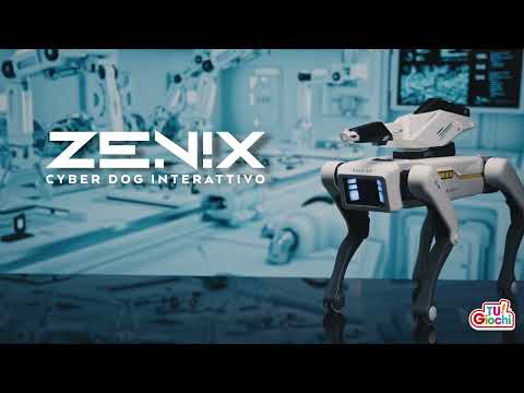 TU GIOCHI - Zenix Cyber Dog Interattivo Cane Robot con App, Comandi Vocali e Telecomando