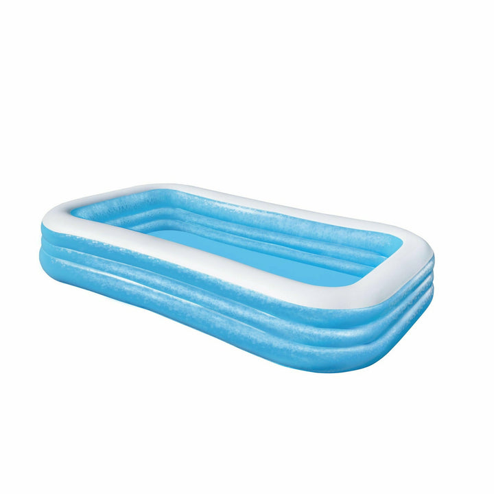 BESTWAY - Piscina Family gonfiabile rettangolare a 3 anelli - altezza 56x305x183cm