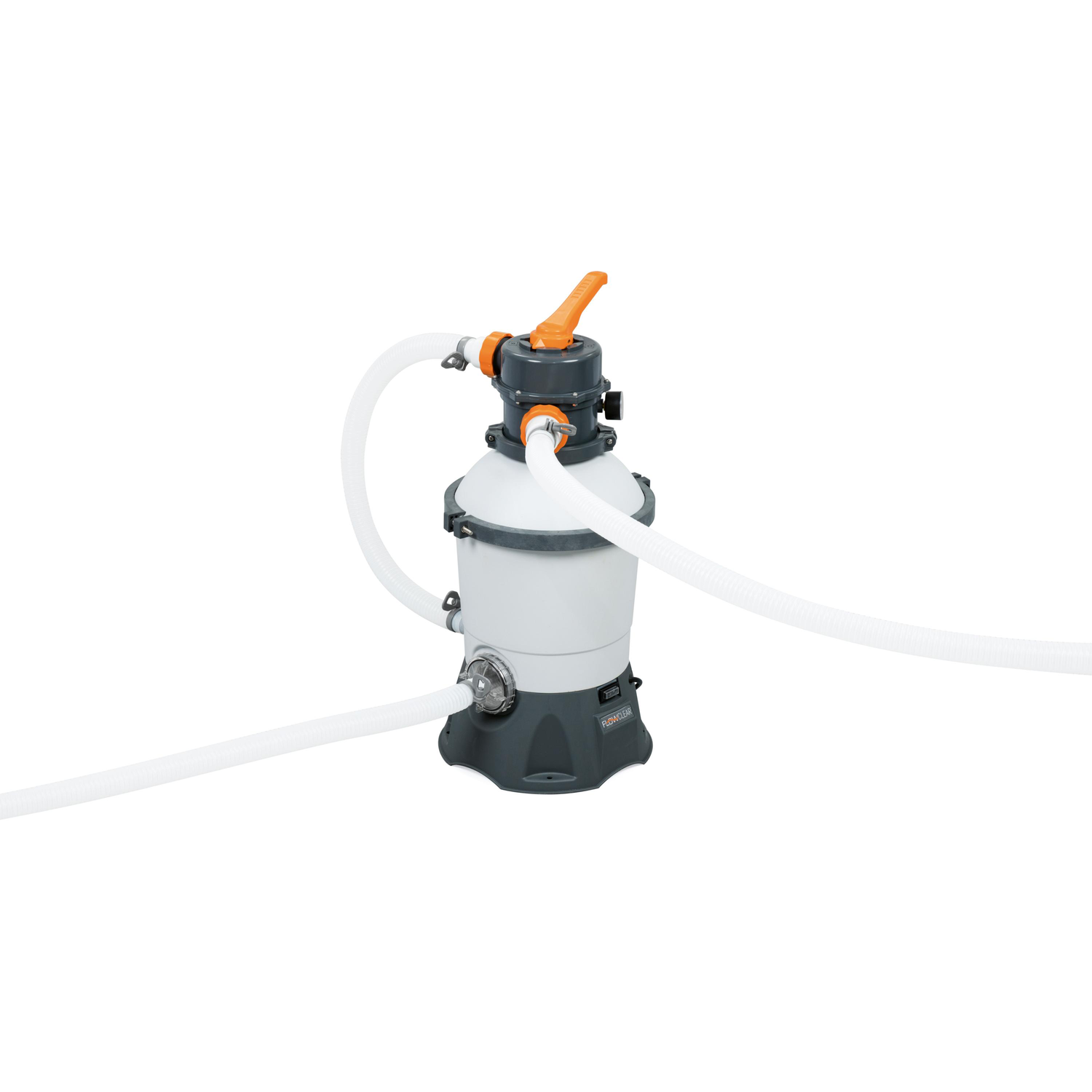 BESTWAY - Piscina fuori terra Ovale Hydrium colore grigio granito - altezza 122x500x366 cm