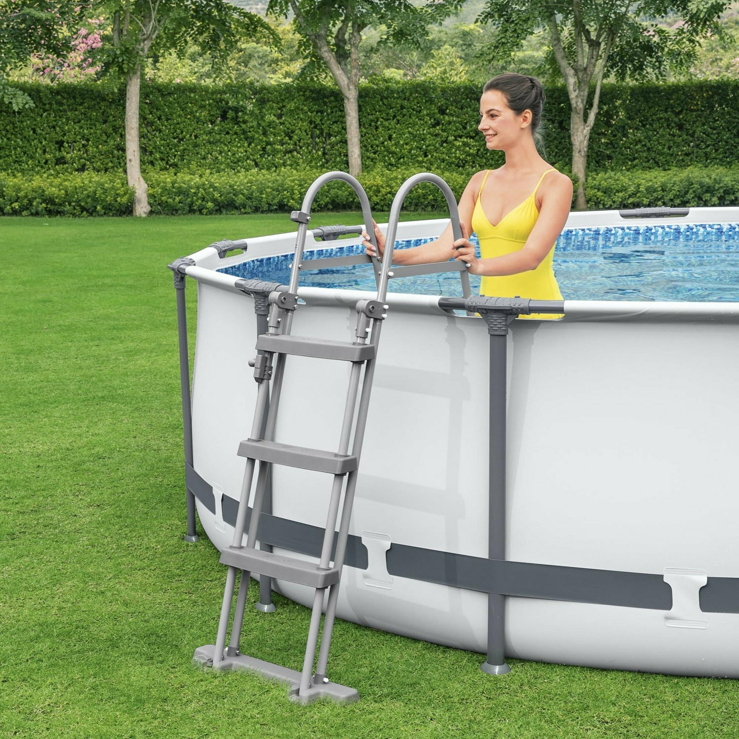 BESTWAY - Piscina fuori terra Steel Pro Max - altezza 107cm diametro 427cm