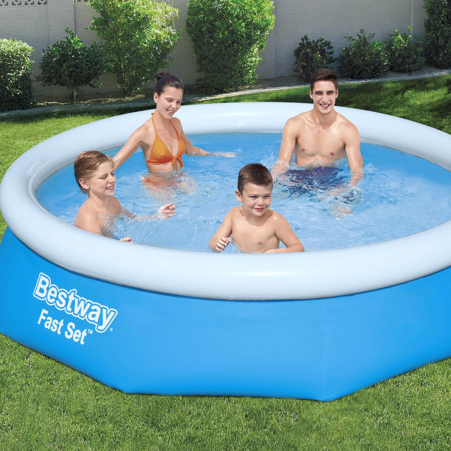 BESTWAY - Piscina fuori terra gonfiabile Fast Set - altezza 76cm diametro 305cm