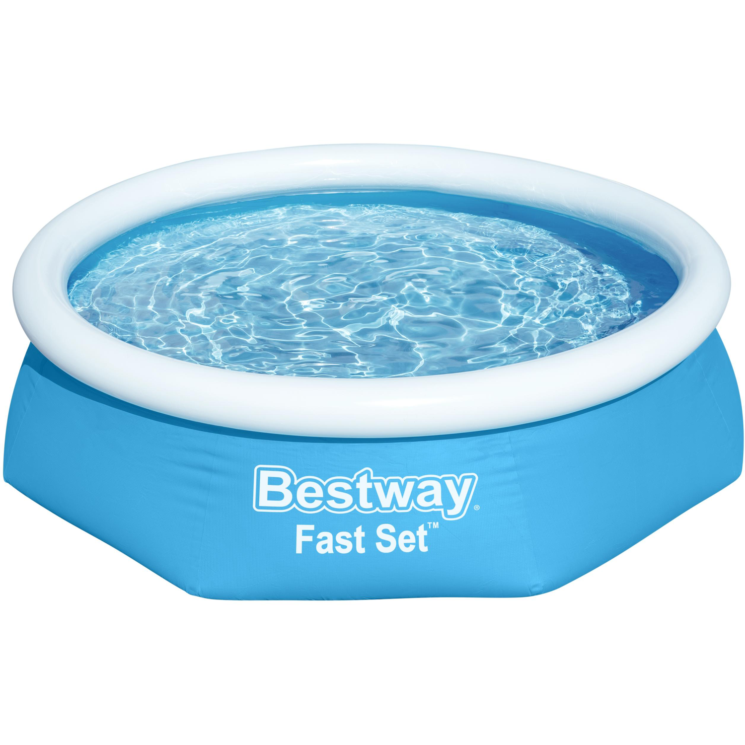 BESTWAY - Piscina fuori terra gonfiabile Fast Set - altezza 61cm diametro 244cm