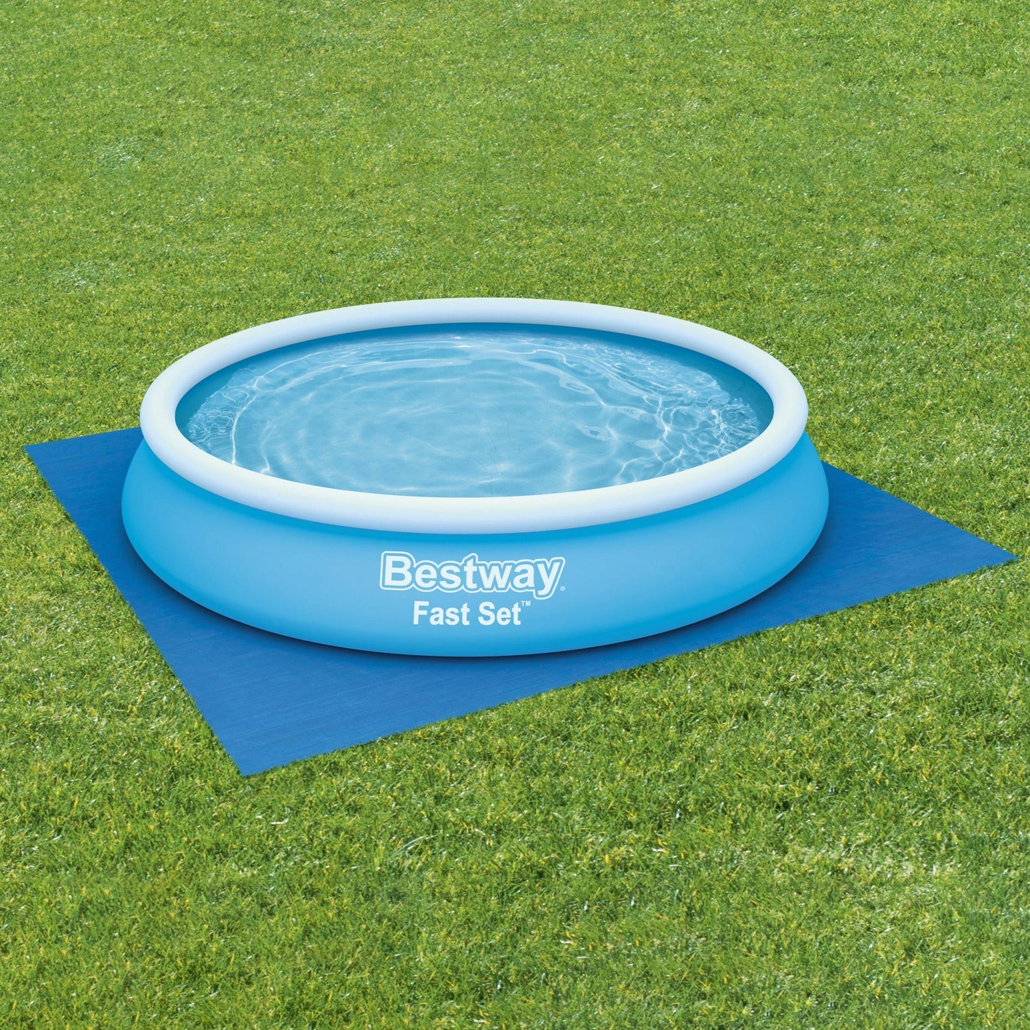 BESTWAY - Tappeto sotto piscina Quadrato da 396x396 cm