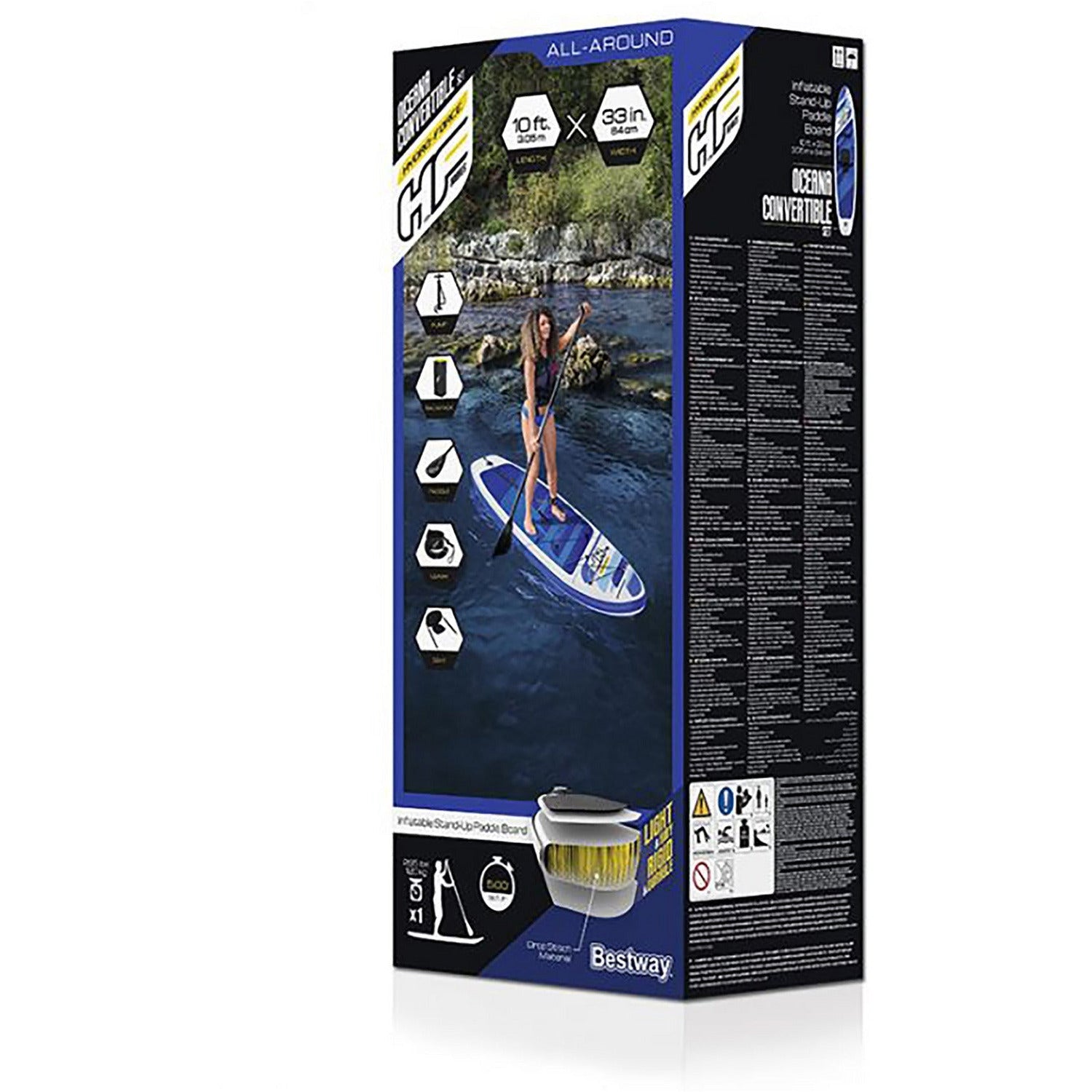 BESTWAY - Tavola da SUP e kayak gonfiabile Hydro-Force Oceana - 305x84 cm
