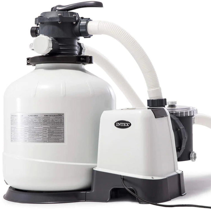 INTEX - Pompa Filtro a Sabbia Krystal Clear per piscine fuori terra 10500 litri/ora