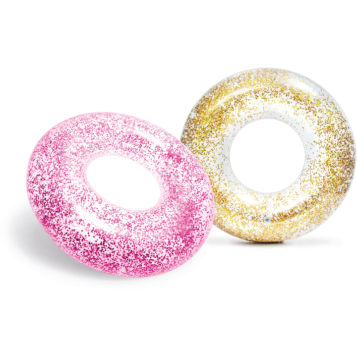 INTEX - Ciambella gonfiabile con glitter - diametro 119cm