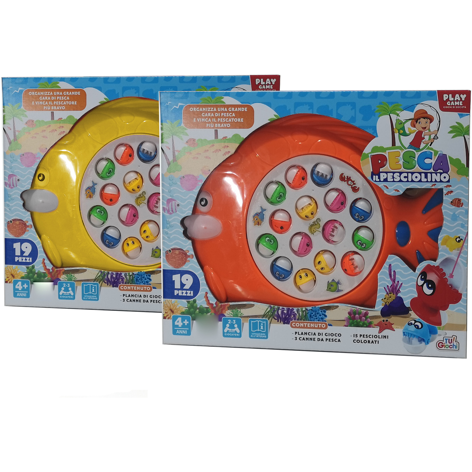 TU GIOCHI - Pesca il Pesciolino Gioco da Tavolo 19 Pezzi