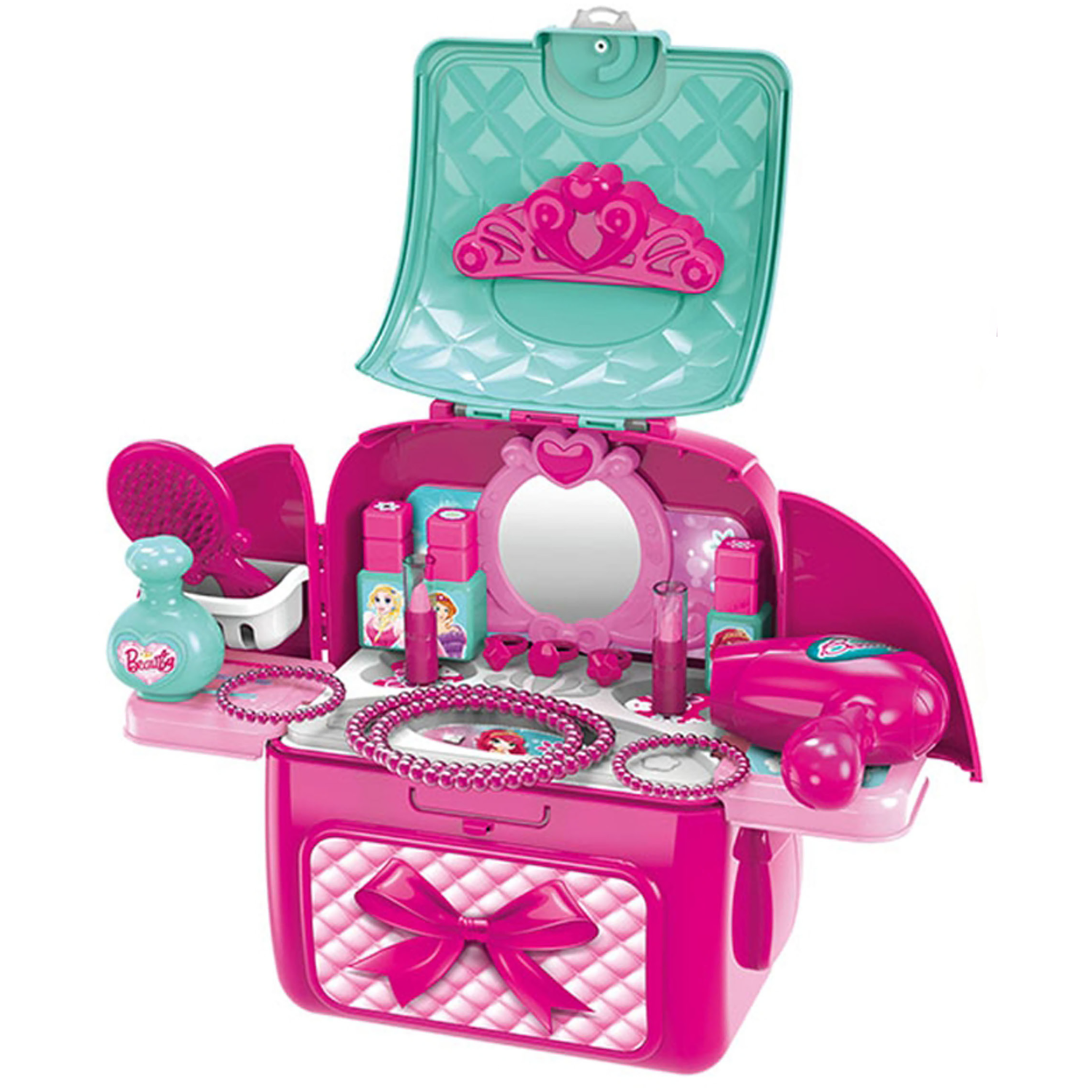 TU GIOCHI - Zainetto Beauty Angel Vanity Set 2 in 1 - h40x39,5x21,5 cm