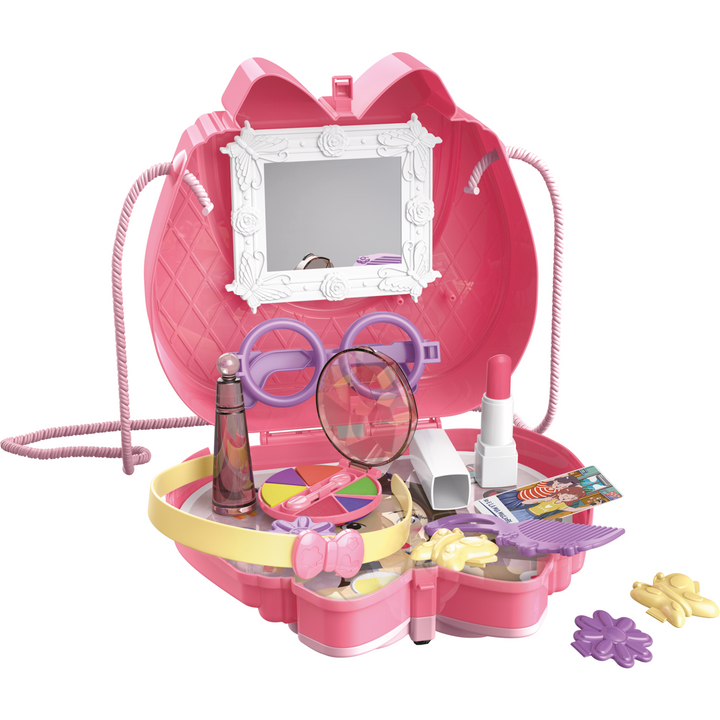 TU GIOCHI - Borsetta Super Piccola Fashion - Set Bellezza 16 Pezzi con Tracolla