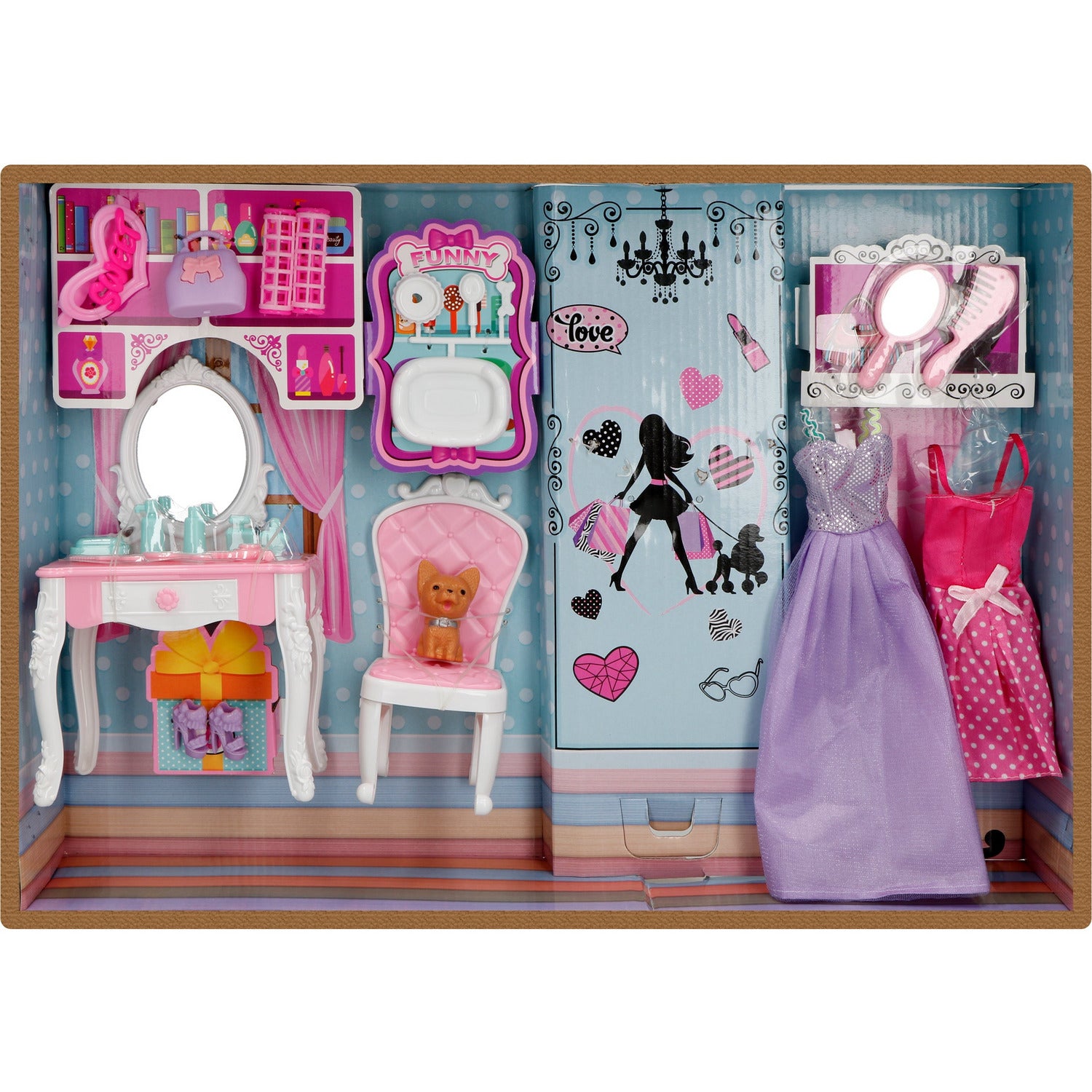 TU GIOCHI - Karima Fashion Style - Bambola con Consolle e Accessori