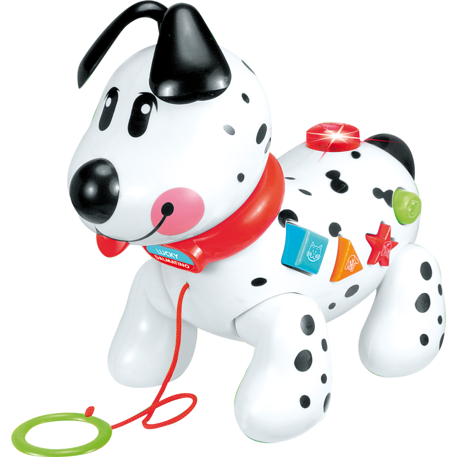 TU GIOCHI - Lucky Dalmatino Giocattolo Interattivo Prima Infanzia Musicale e Luminoso - Gioca & Impara