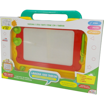 Spiegelburg Lavagna Magica I Magnifici Sette - 37x28 Cm, Con Penna 4 Colori E 2 Timbri, Gioco Creativo Per Bambini +3 Anni - 4