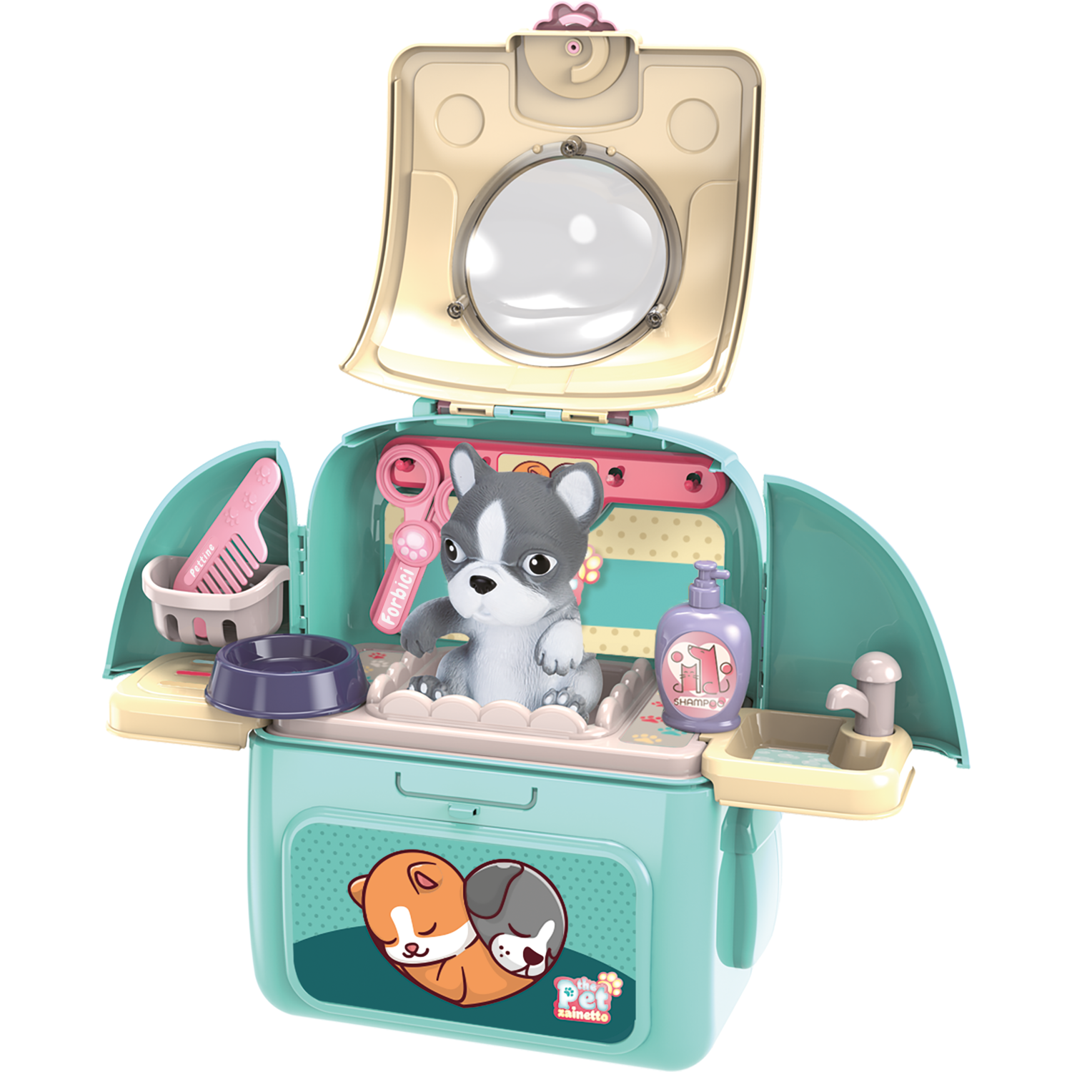 TU GIOCHI - The Pet Zainetto 2 in 1 con Cucciolo e Accessori