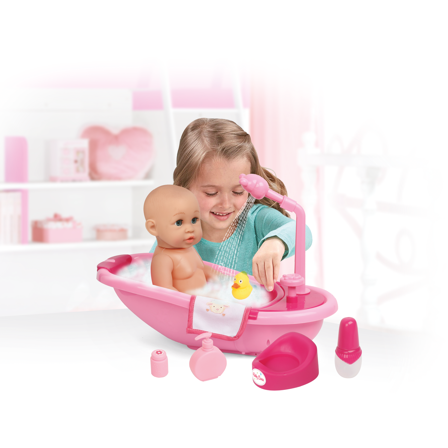 TU GIOCHI - Bambola Baby Luna Bagnetto