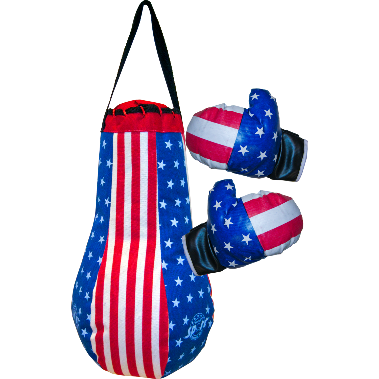 TU GIOCHI - Set Pugilato sacco con 2 guantoni h42 cm