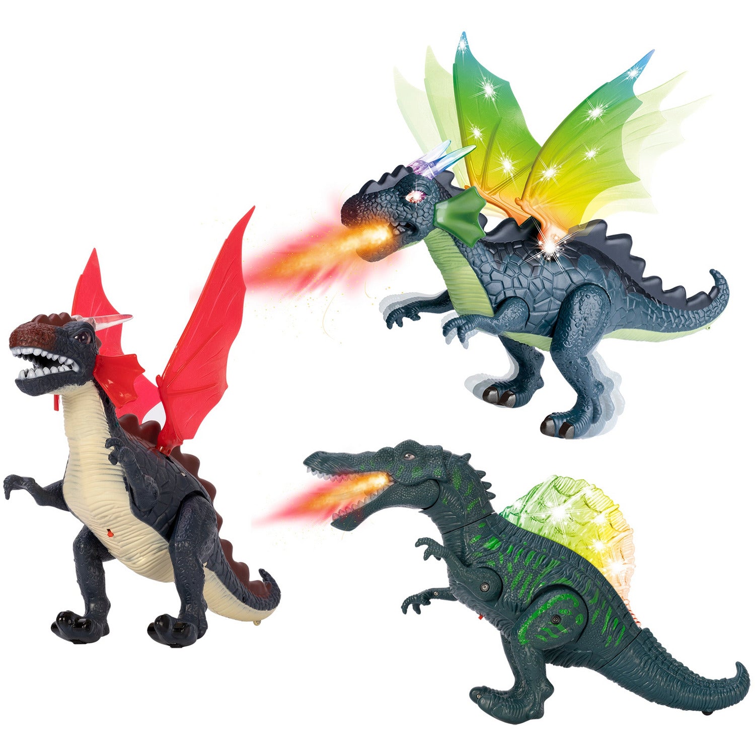 TU GIOCHI - Dragosauro Luminoso - Il Mondo dei Dinosauri