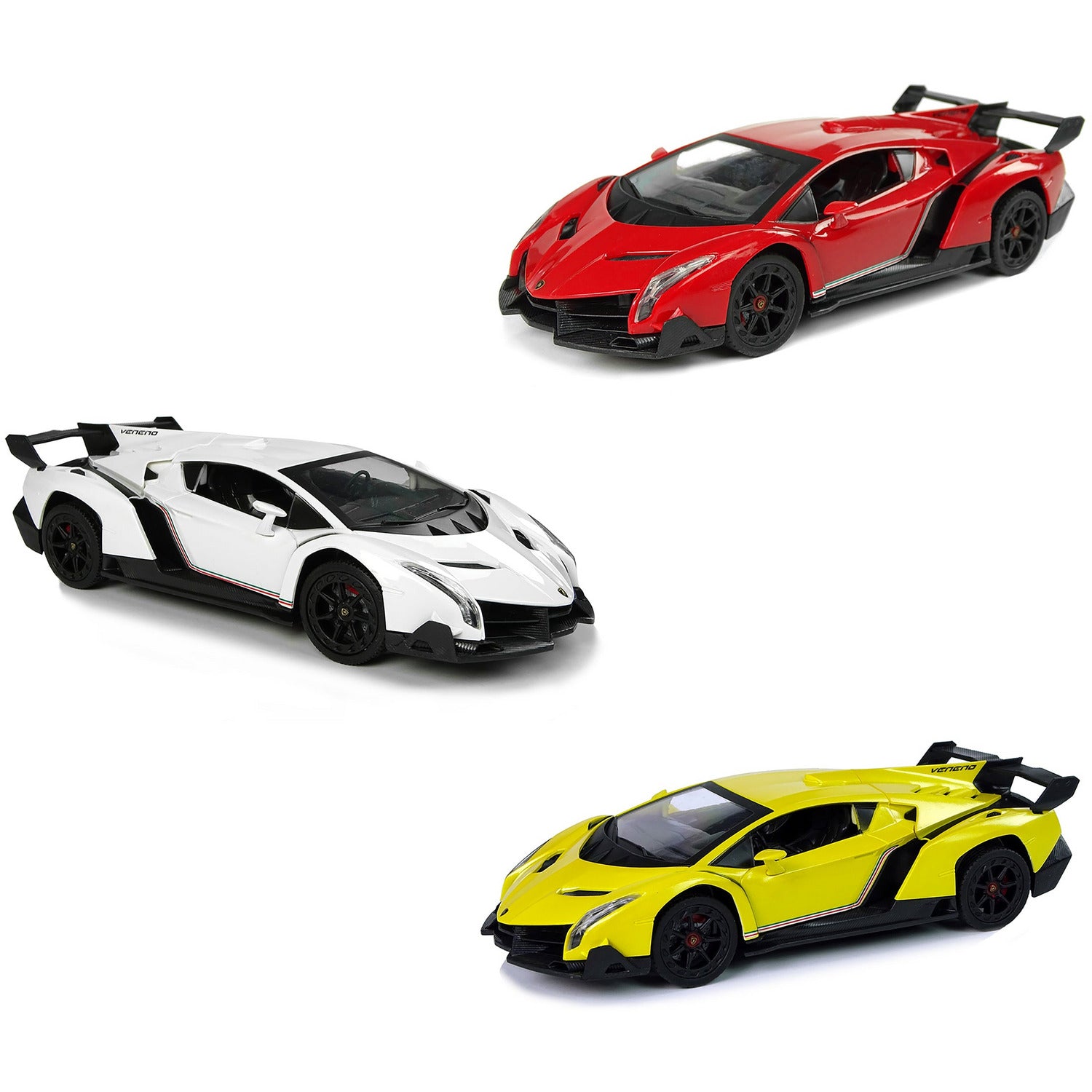 TU GIOCHI - Lamborghini Veneno Radiocomandata 1:24 con Luci - Auto RC