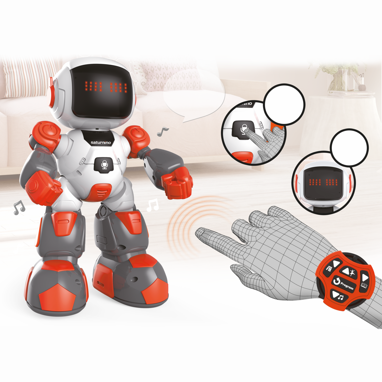 TU GIOCHI - Robot Parlante Interattivo Saturnino