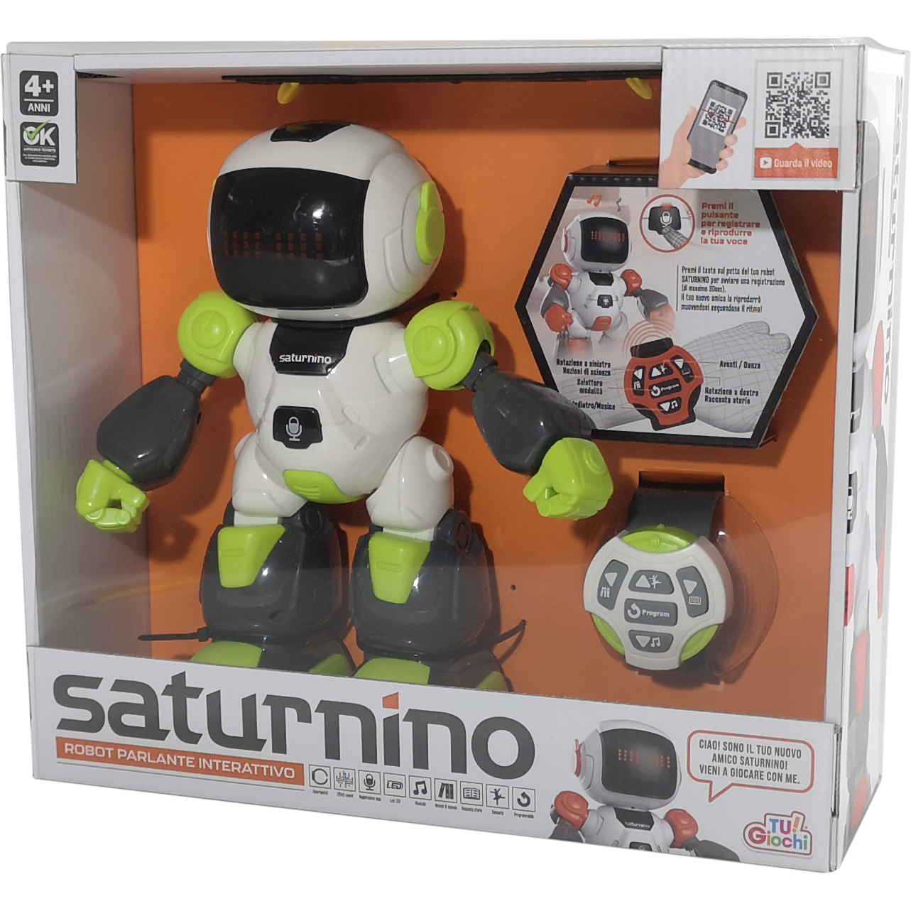 TU GIOCHI - Robot Parlante Interattivo Saturnino