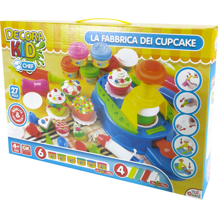 TU GIOCHI - Fabbrica dei Cupcake - Decora kid