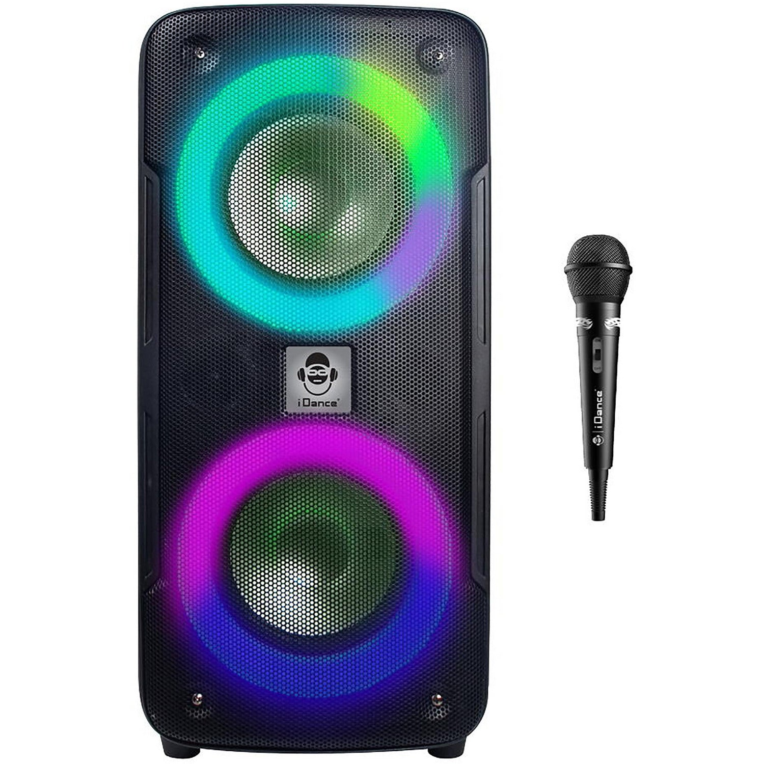 IDANCE - Speaker Bluetooth Altoparlante DJX100 con microfono e Luci RGB PartyBox