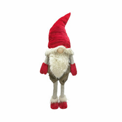 VESTIAMO CASA GRAN NATALE - Gnomo uomo in piedi con cappello rosso h175 cm - Decorazione natalizia