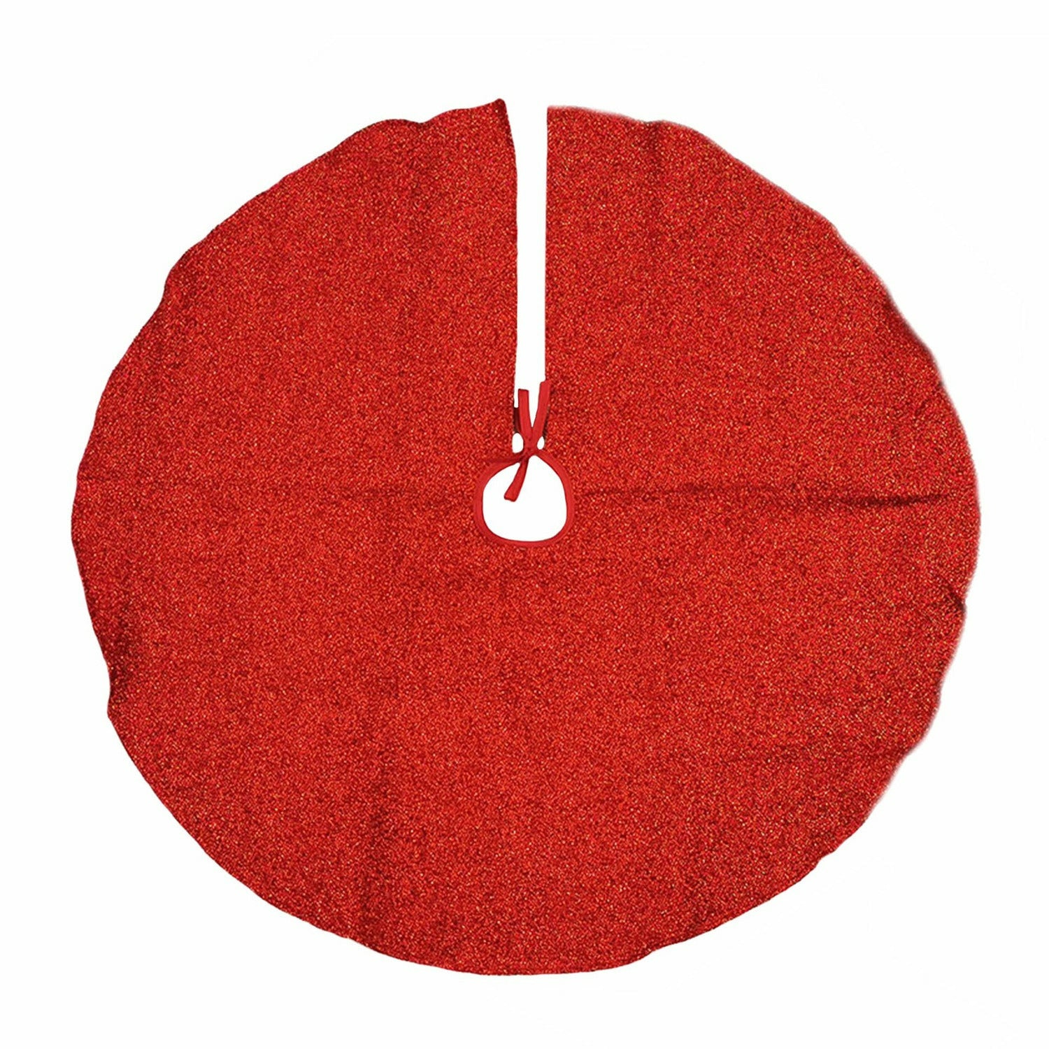 VESTIAMO CASA GRAN NATALE - Copribase albero rosso diametro 120 cm - Decorazione natalizia