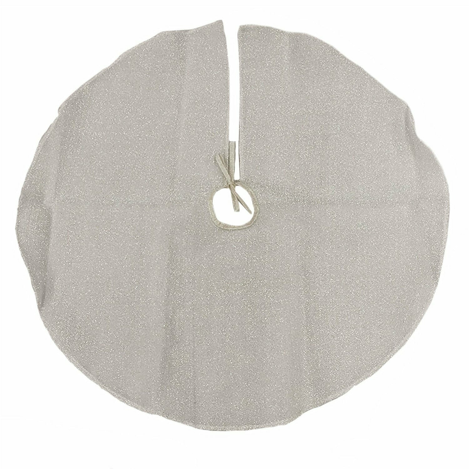 VESTIAMO CASA GRAN NATALE - Copribase albero Bianco diametro 120 cm - Decorazione natalizia