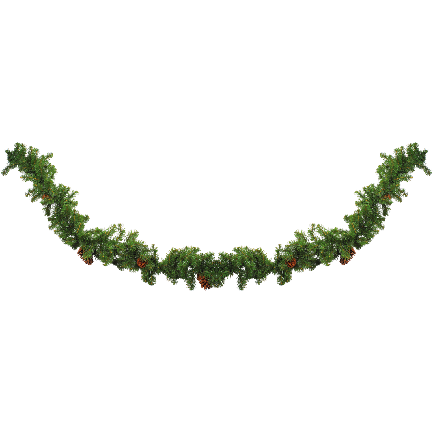 VESTIAMO CASA GRAN NATALE - Ghirlanda Natalizia con pigne - Lunghezza 300 cm