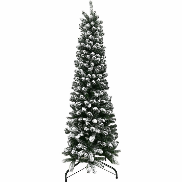 VESTIAMO CASA GRAN NATALE - Albero di Natale Slim Aspen Innevato - h150 cm diametro alla base 56 cm