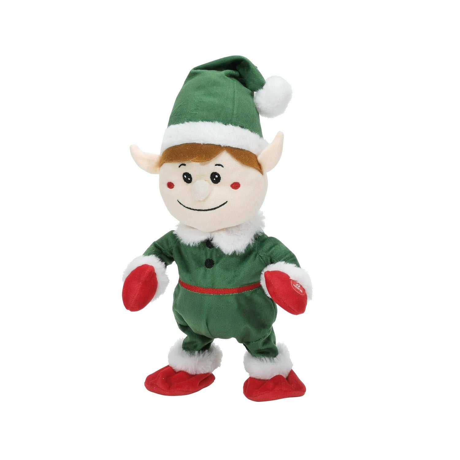 VESTIAMO CASA GRAN NATALE - Elfo Peluche Musicale con Movimento 30 cm