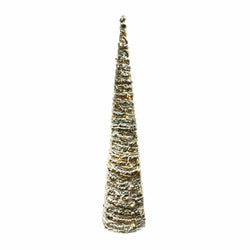 VESTIAMO CASA GRAN NATALE - Albero Cono Innevato Luminoso 120 luci Led - h250 cm