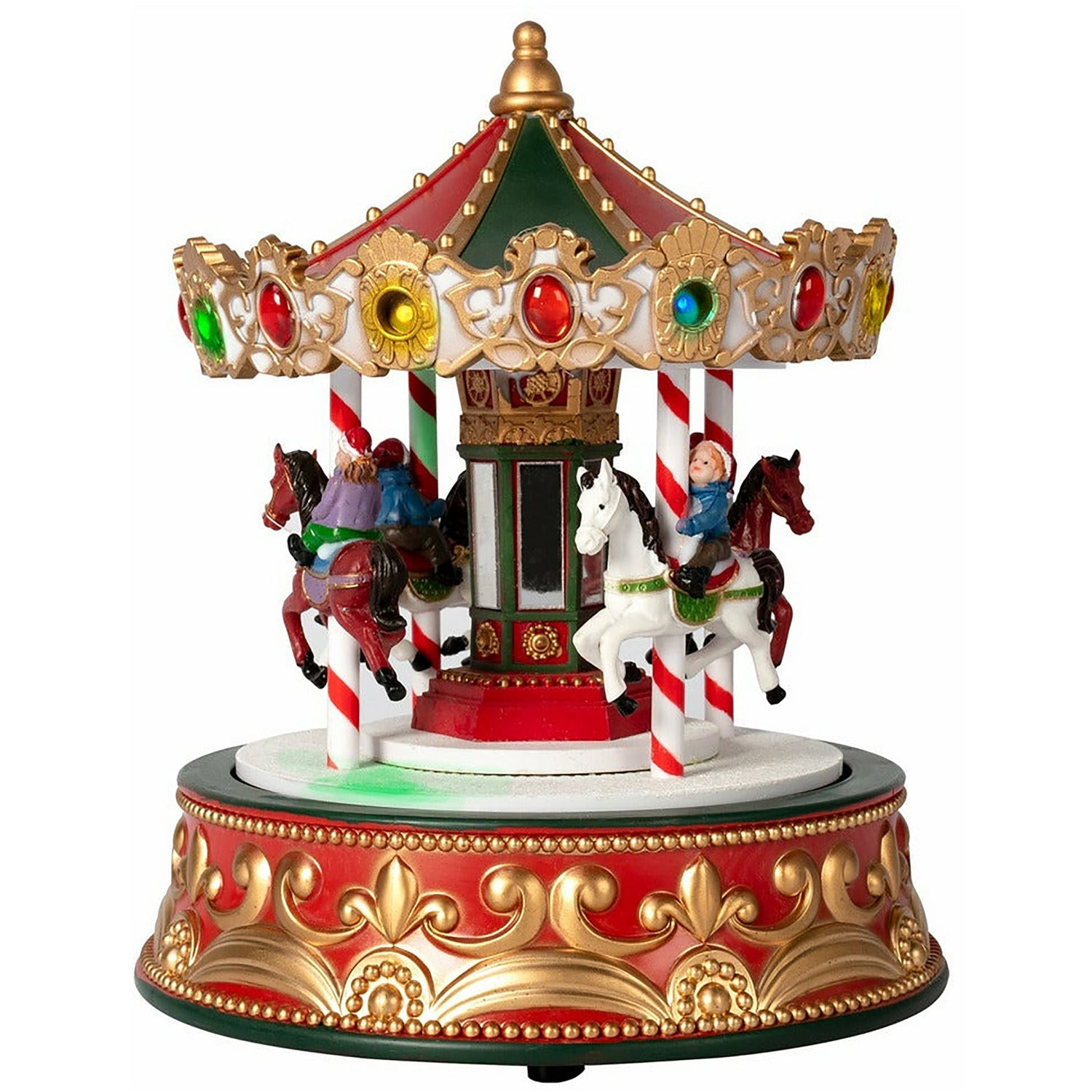 VESTIAMO CASA GRAN NATALE - La Giostrina Incantata - h22,2 cm x diametro 19 cm