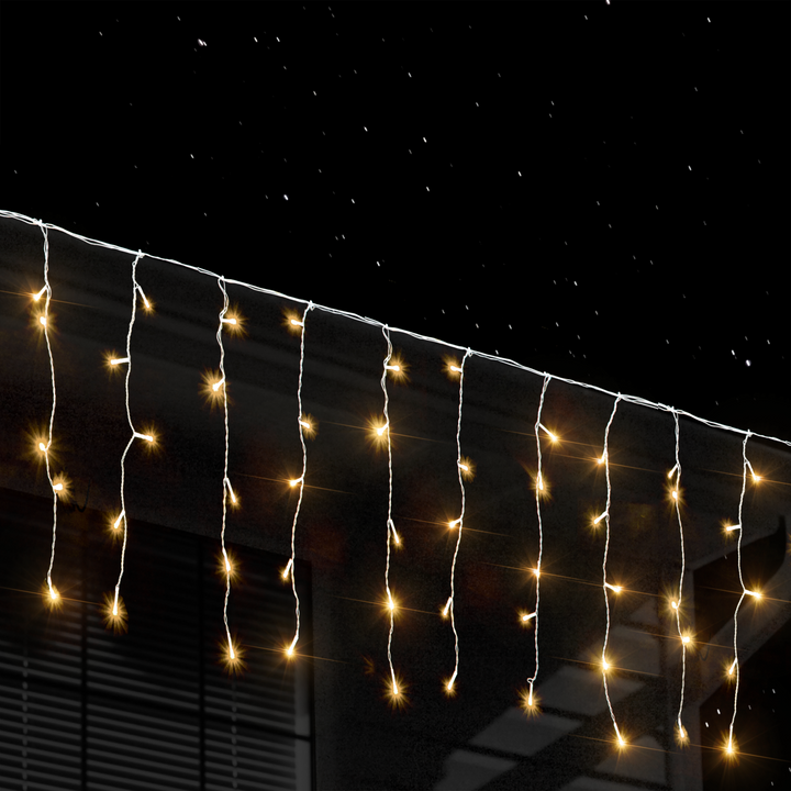 DICTROLUX - Tenda Luminosa 160 LED Bianco Caldo Plus 4 metri