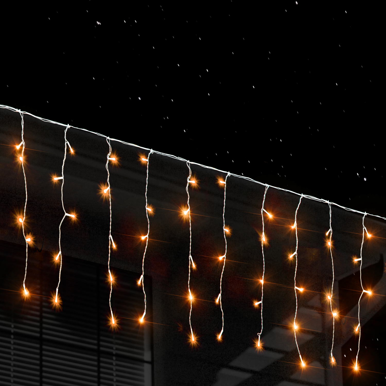 DICTROLUX - Tenda Luminosa 160 LED Oro Plus 4 metri