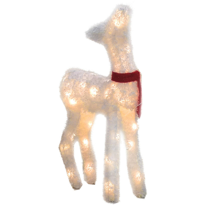 DICTROLUX - Renna luminosa 50 Led h52 cm - Decorazione natalizia