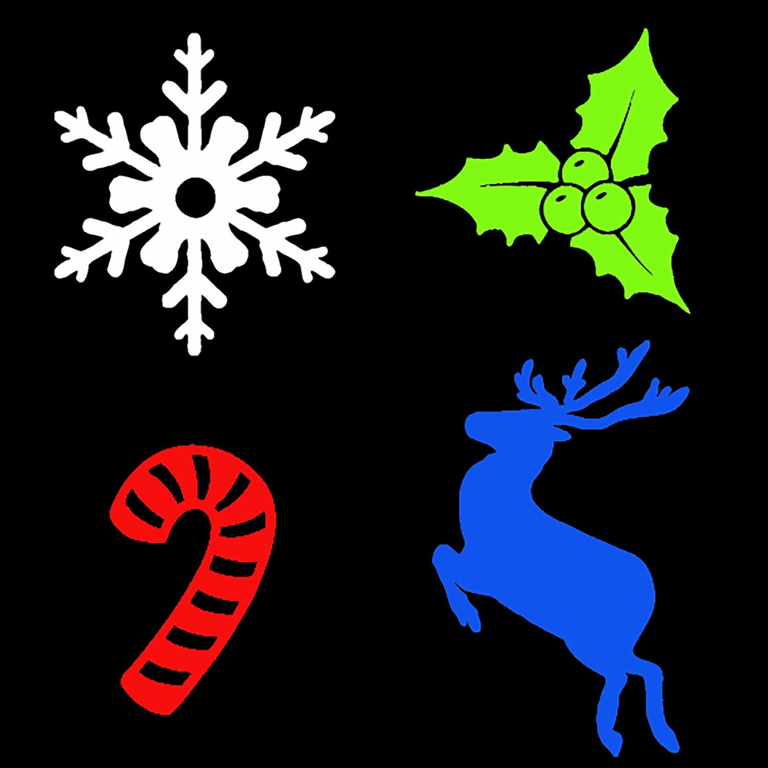 DICTROLUX - Proiettore a Led natalizio da interno - 4 diapositive intercambiabili