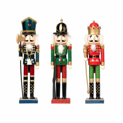 VESTIAMO CASA GRAN NATALE - Schiaccianoci Soldato in legno h43 cm - Decorazione natalizia