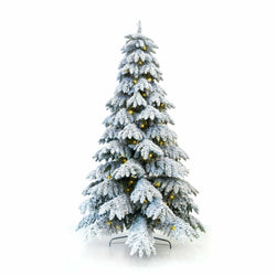 DICTROLUX - Albero di Natale Acero Innevato con 700 led h230 cm - Decorazione natalizia luminosa