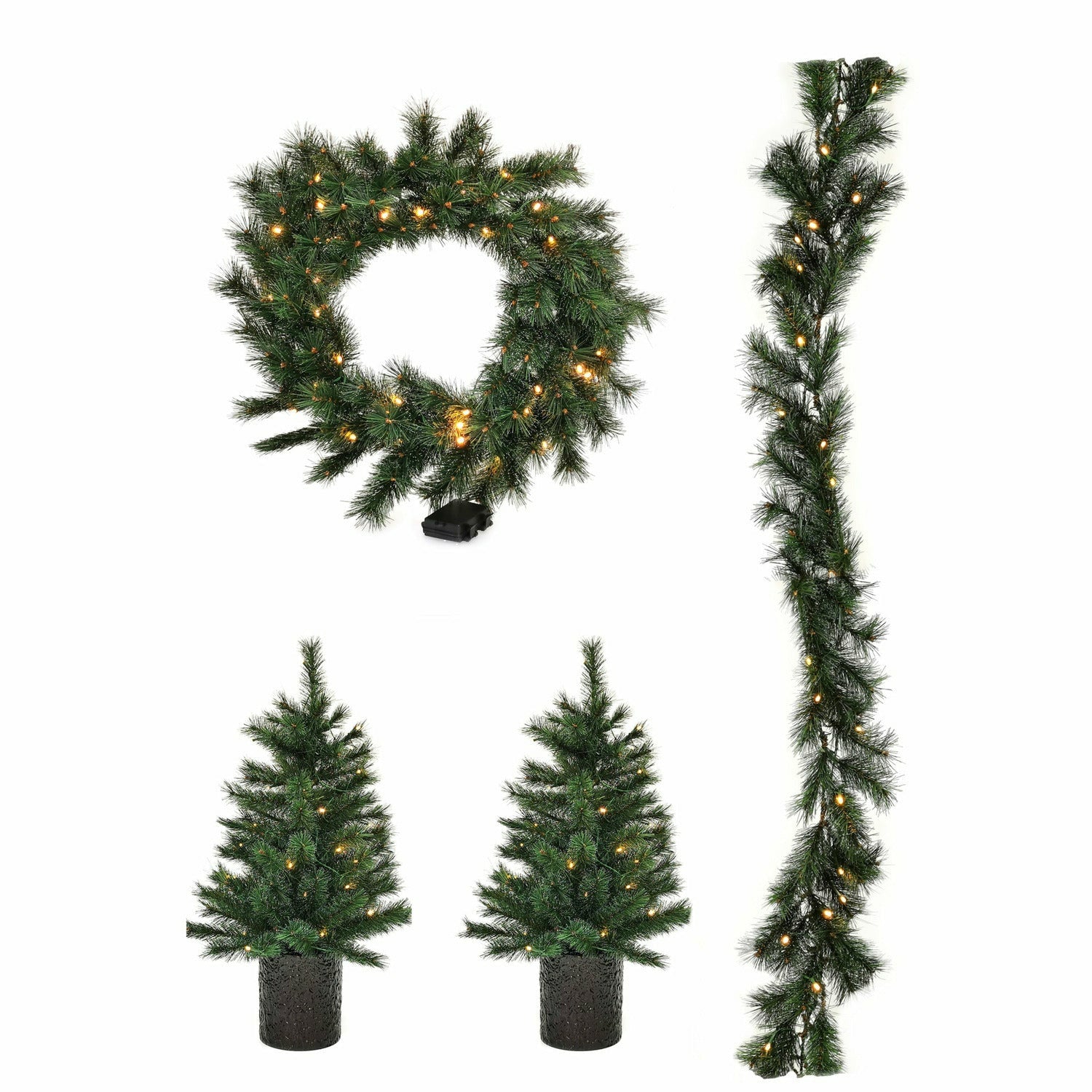 VESTIAMO CASA GRAN NATALE - Set Decorazioni Natalizie Luminose 130 Led