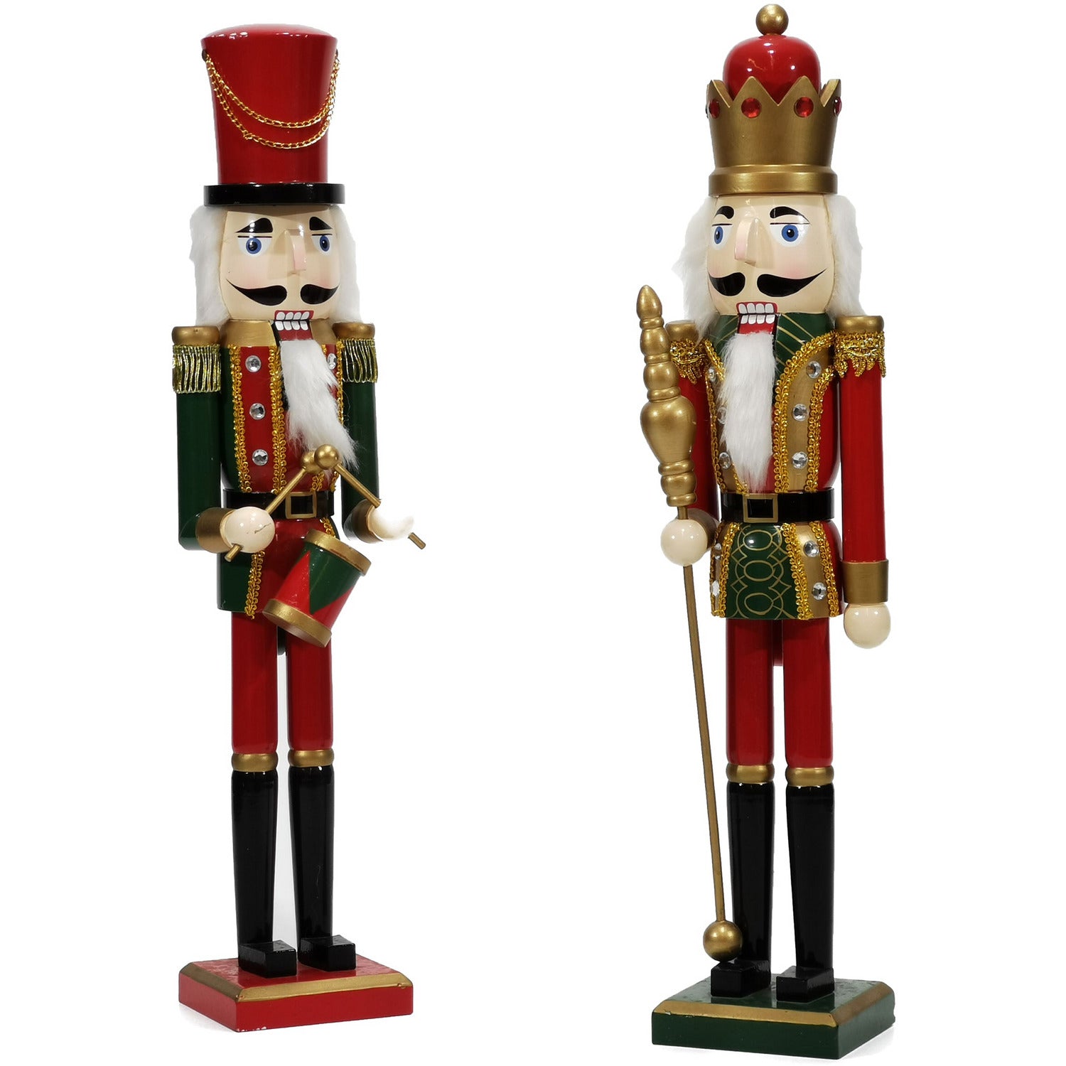 VESTIAMO CASA GRAN NATALE - Schiaccianoci Soldato in legno h60 cm - Decorazione natalizia