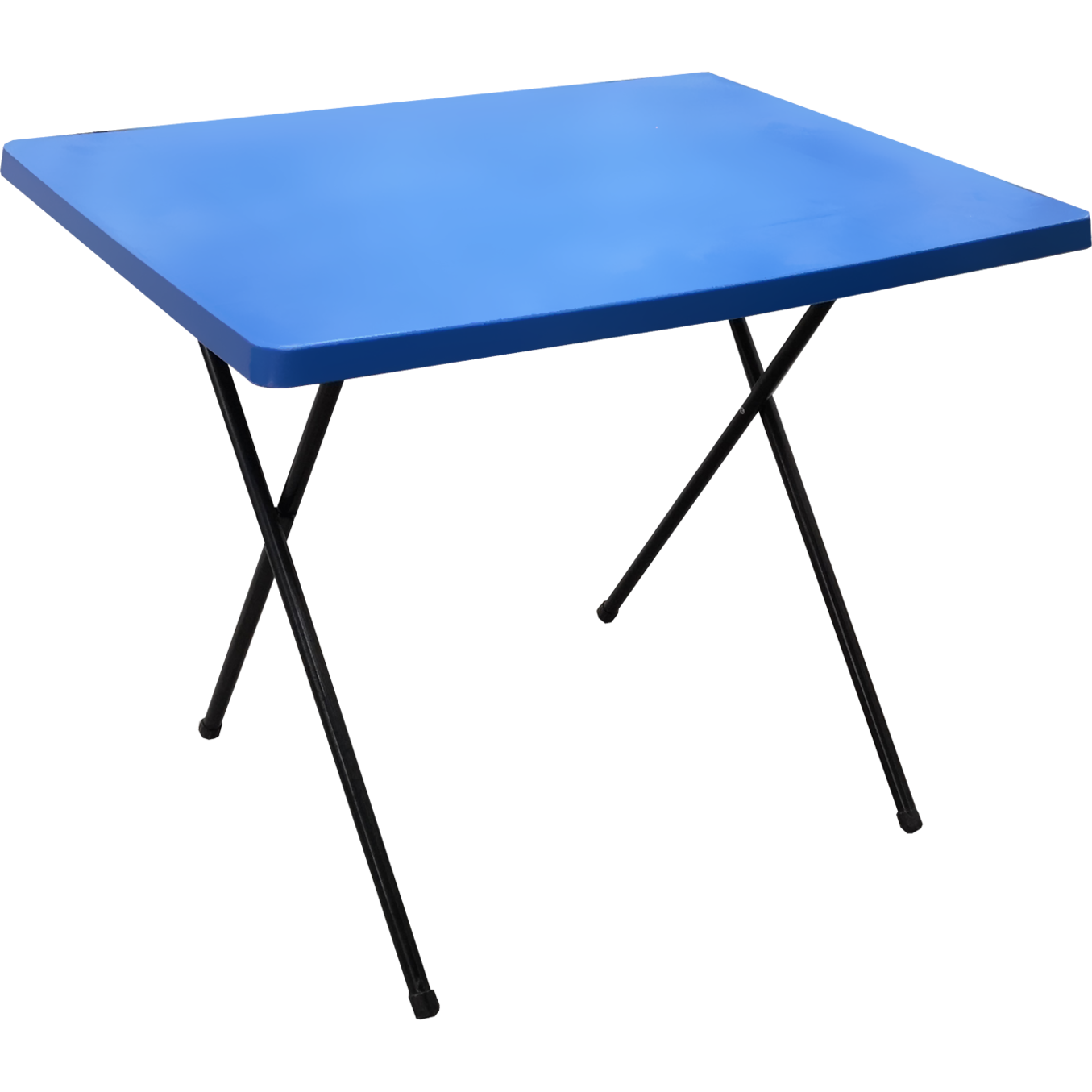 VESTIAMO CASA GIARDINO - Tavolo da giardino Rettangolare Pieghevole Blu 79x59,5 cm