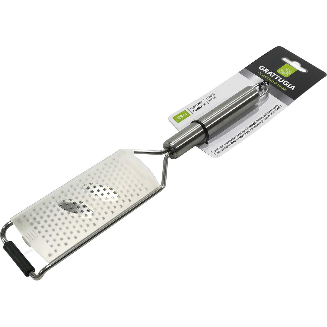 GUSTO CASA - Grattugia lama fine in acciaio inox 29cm