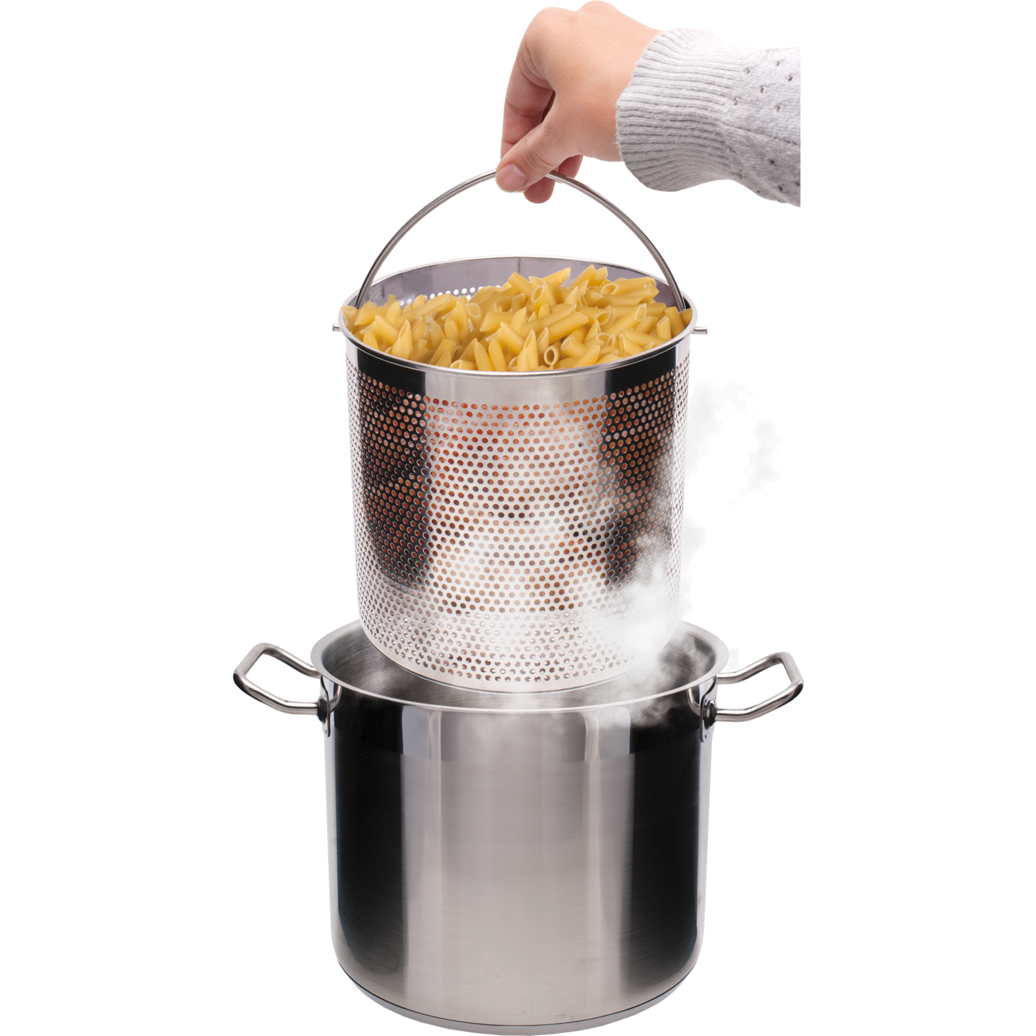 GUSTO CASA - Cestello Forato in acciaio diametro 15cm