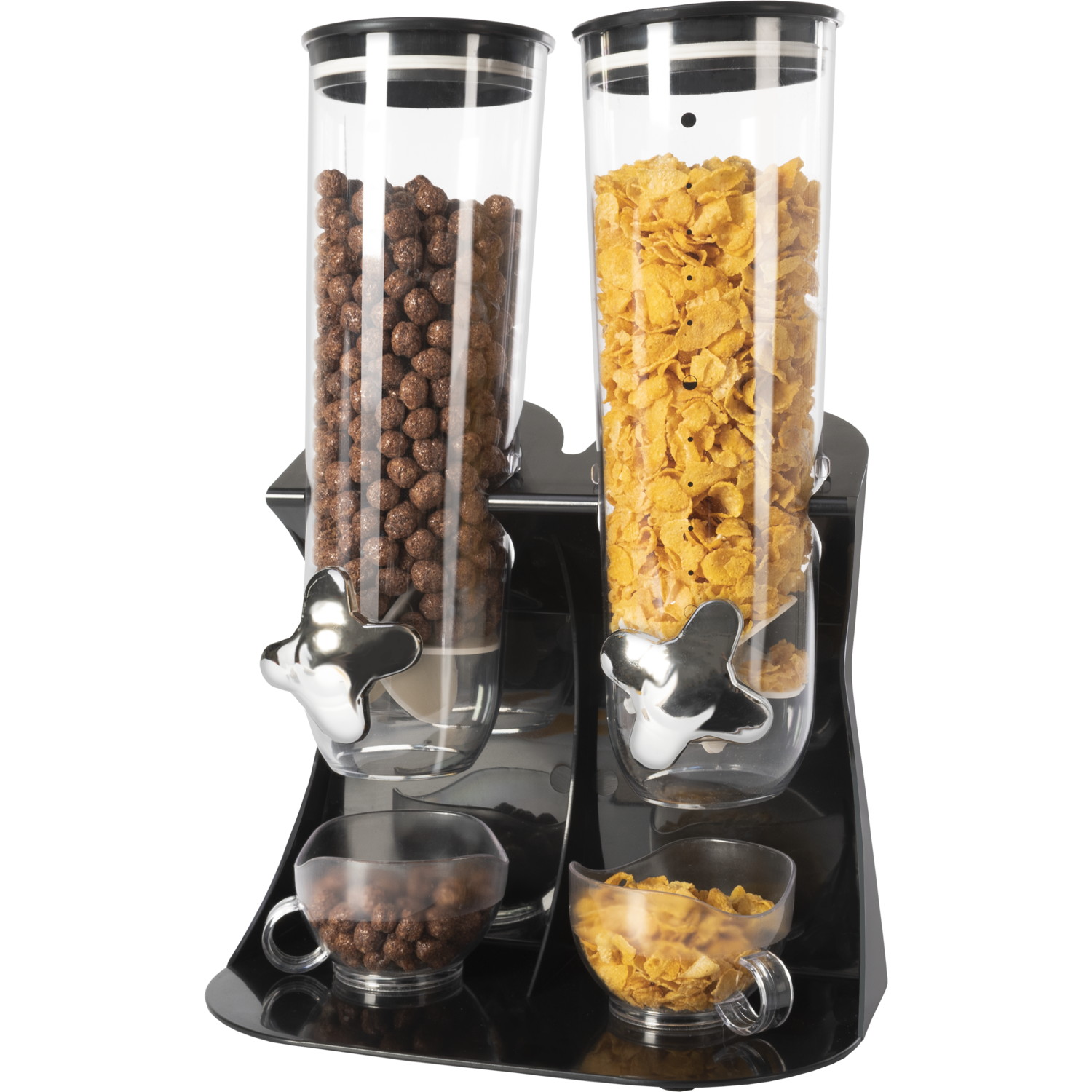 GUSTO CASA - Dispenser cereali a due posti - 3 litri